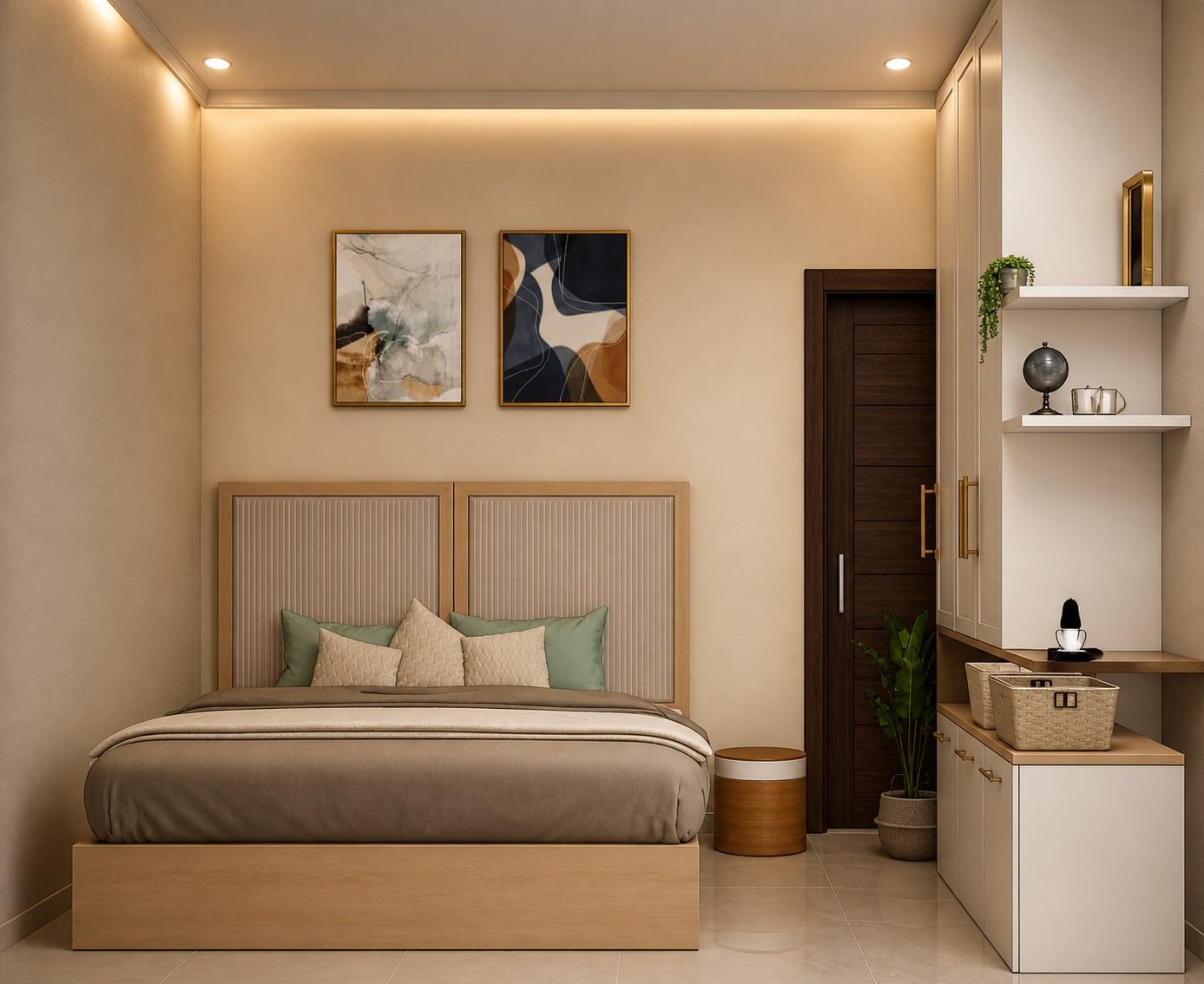 3D guest room visualisation by Design DNA